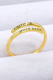 FAITH OVER FEAR Bypass Ring - Trendsi - Flyclothing LLC