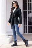 Tied Open Front Long Sleeve Cardigan - Trendsi - Flyclothing LLC
