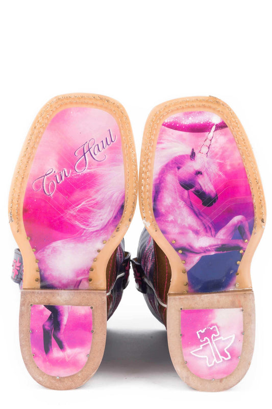 Tin Haul LITTLE GIRLS STARLIGHT WITH UNICORN SOLE - Tin Haul - Flyclothing LLC