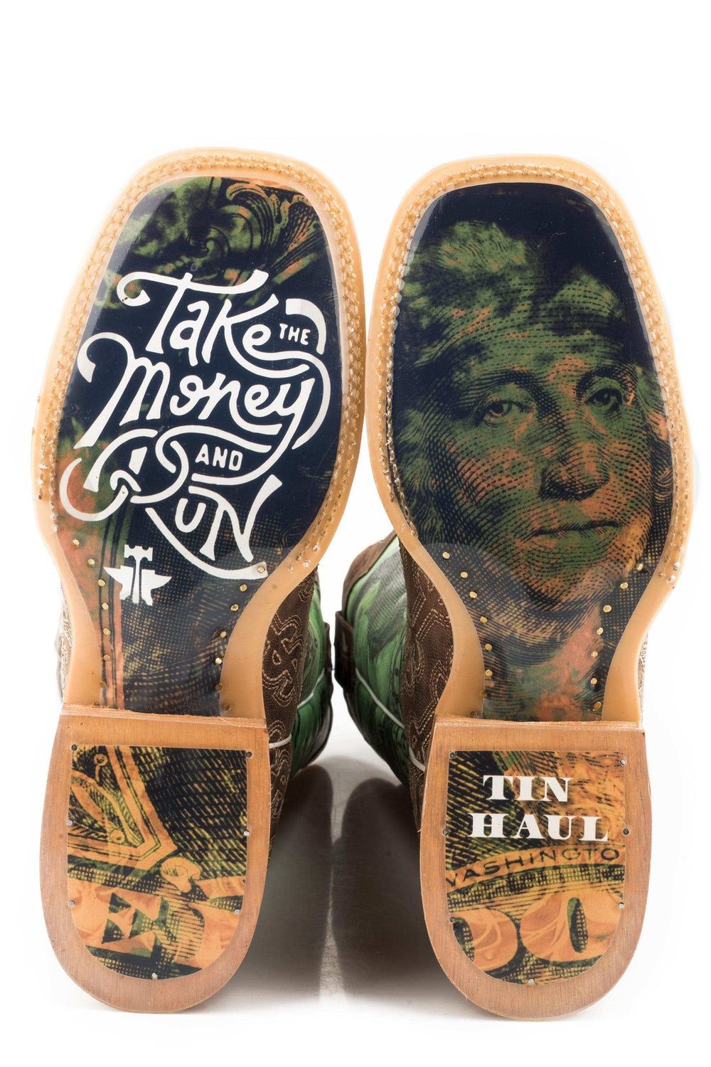 Tin Haul MENS DEUCE WITH TAKE THE MONEY AND RUN SOLE - Tin Haul - Flyclothing LLC