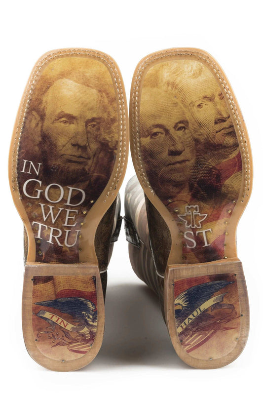 Tin Haul Mens Land Of The Free With Presidential Sole - Tin Haul - Flyclothing LLC