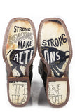 Tin Haul MENS NO BULLS**T WITH STRONG ACTIONS SOLE - Tin Haul - Flyclothing LLC