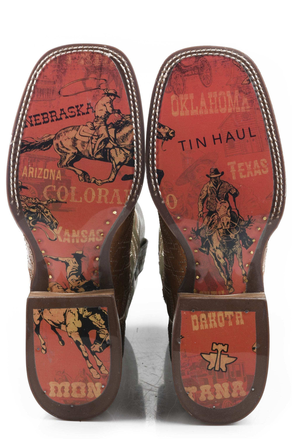 Tin Haul MENS IM IN STITCHES WITH COWBOY HERITAGE SOLE - Tin Haul - Flyclothing LLC
