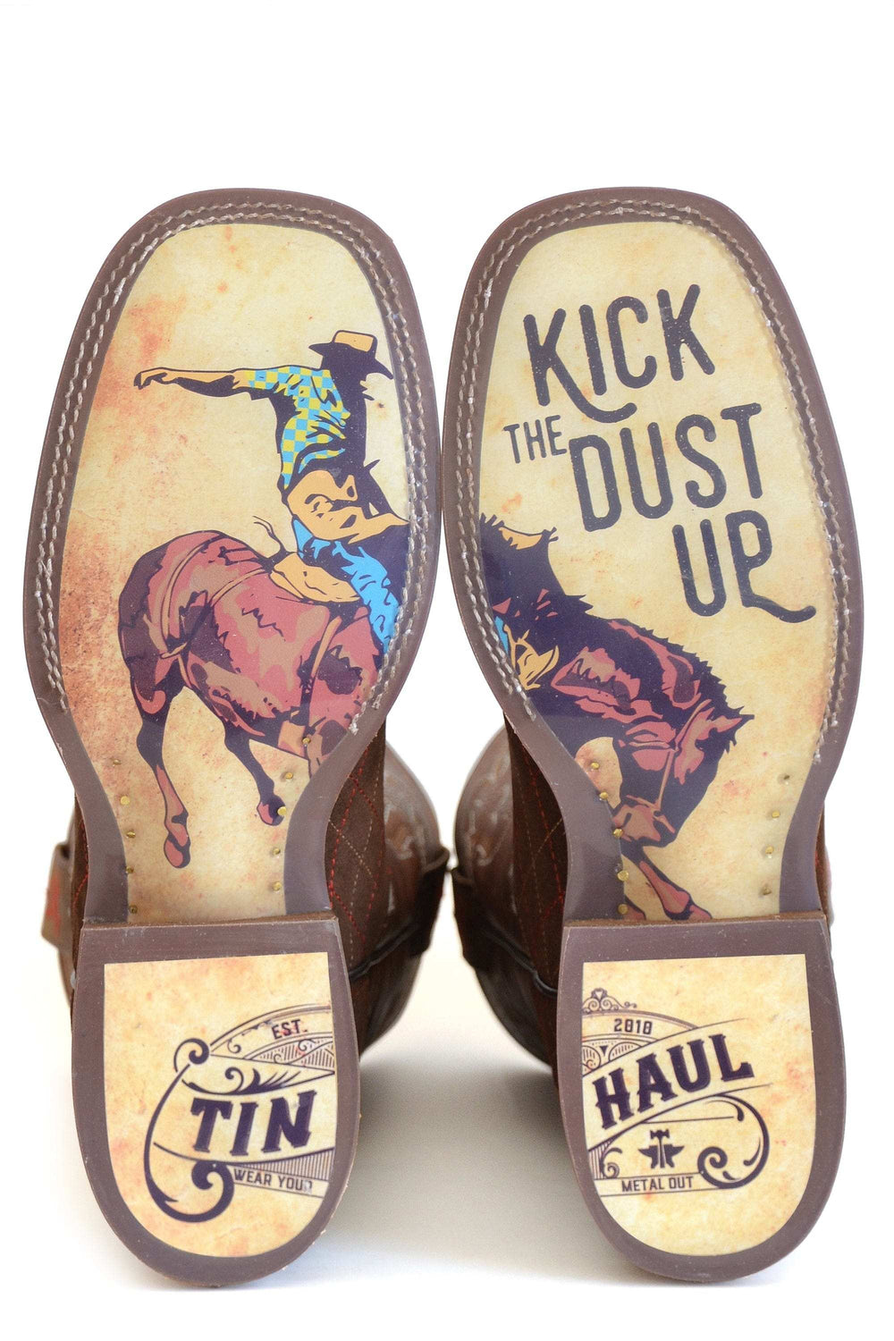 Tin Haul MENS ASPHALT CRACKS WITH KICK UP THE DUST SOLE - Tin Haul - Flyclothing LLC