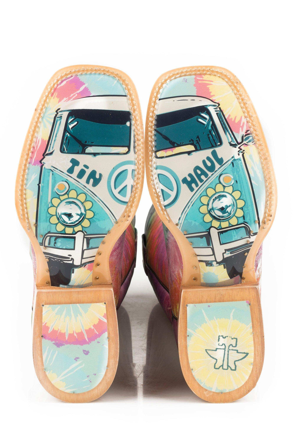 Tin Haul WOMENS GROOVY WITH TIE DYE CAMPER SOLE - Tin Haul - Flyclothing LLC