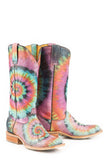 Tin Haul WOMENS GROOVY WITH TIE DYE CAMPER SOLE - Tin Haul - Flyclothing LLC