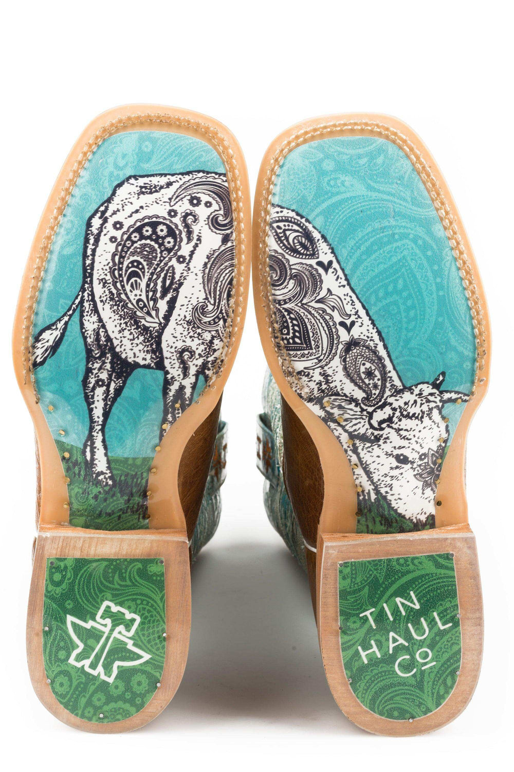 Tin Haul WOMENS YEE WITH HAW WITH PAISLEY CALF SOLE - Tin Haul - Flyclothing LLC