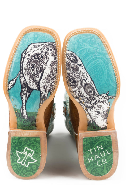 Tin Haul WOMENS YEE WITH HAW WITH PAISLEY CALF SOLE