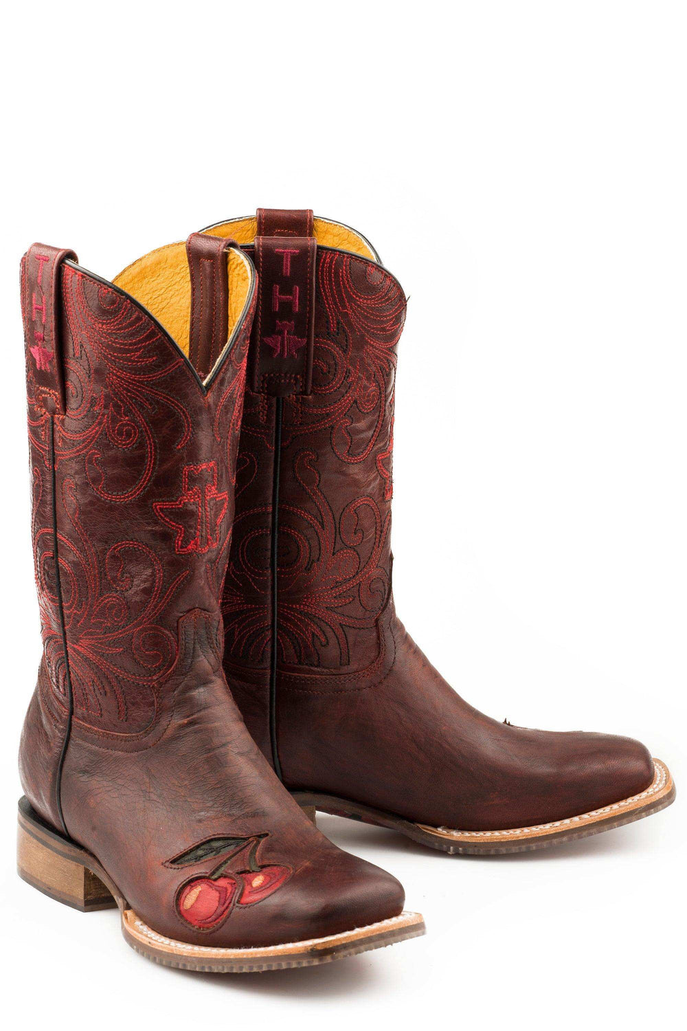 Tin Haul WOMENS MON CHERRY WITH SKULL AND ROSES SOLE - Tin Haul - Flyclothing LLC