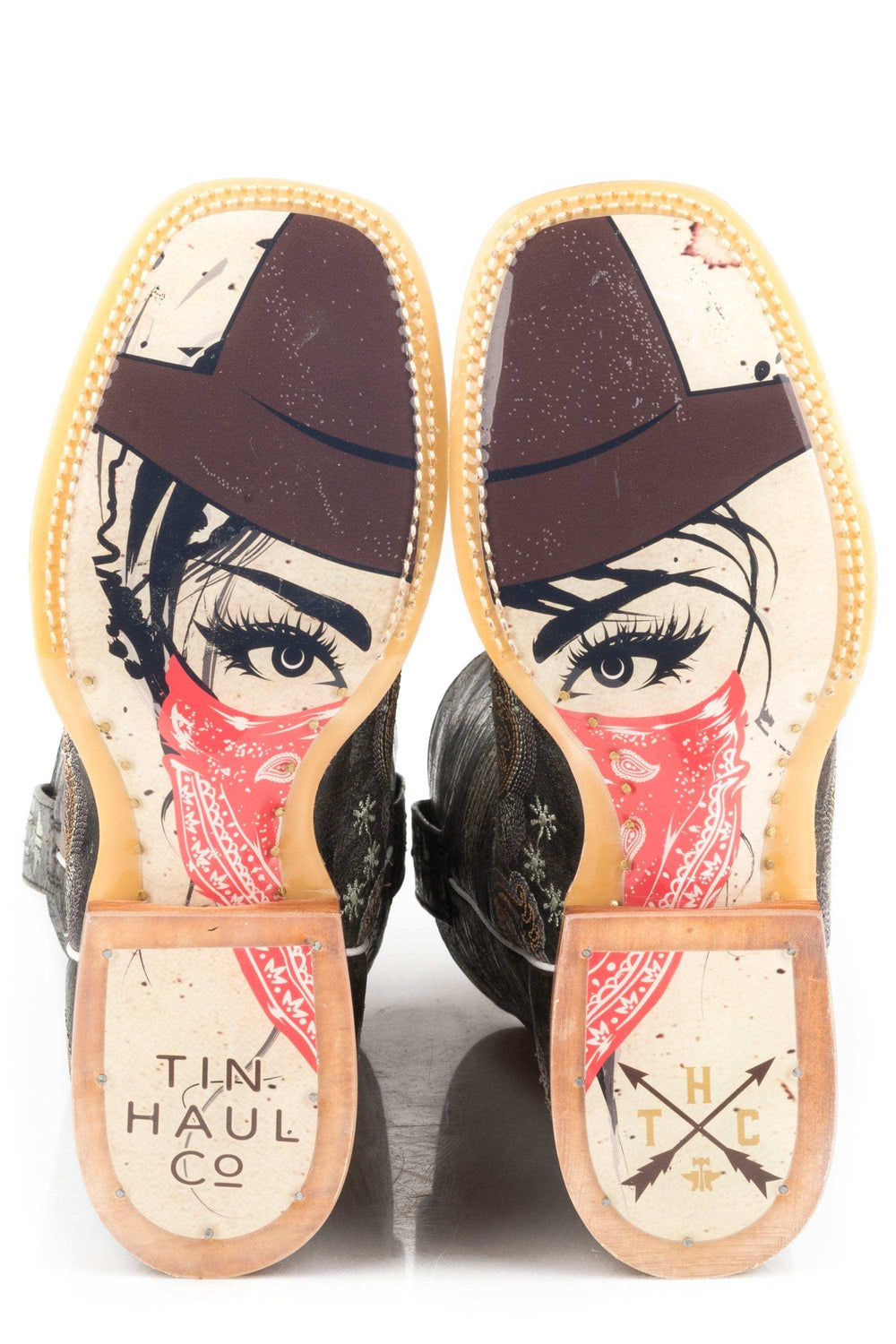 Tin Haul WOMENS BANDANA BANDIT WITH WILD RAG SOLE - Tin Haul - Flyclothing LLC