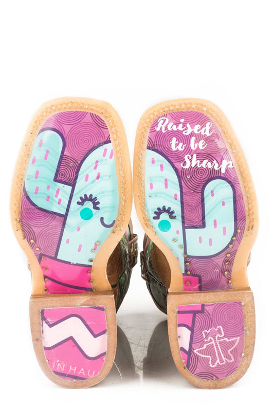 Tin Haul BIG GIRLS CACTILICIOUS WITH RAISED TO BE SHARP SOLE - Tin Haul - Flyclothing LLC