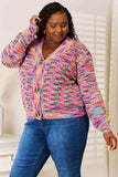 Woven Right V-Neck Long Sleeve Cardigan - Trendsi - Flyclothing LLC