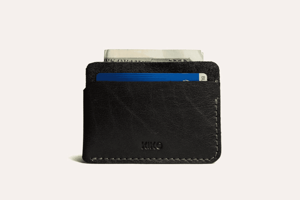 Kiko Leather Triple Pocket Card Case - Kiko - Flyclothing LLC