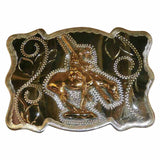 End of the Trail Western Belt Buckle - Rockmount Clothing - Flyclothing LLC