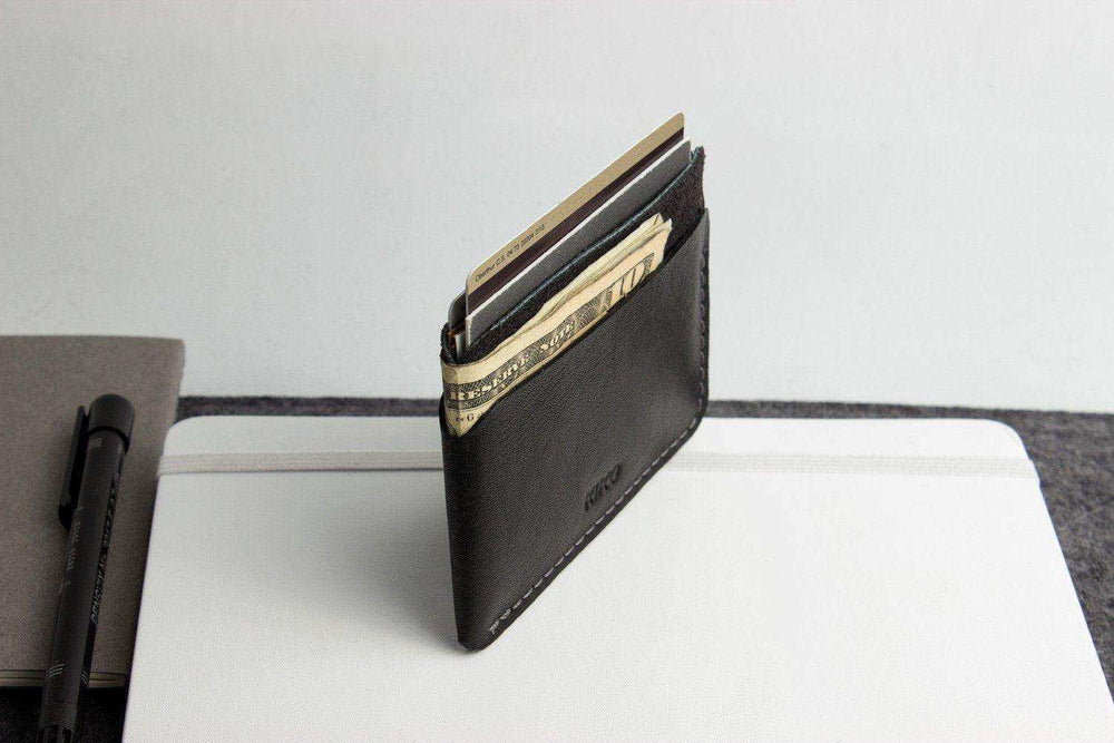 Kiko Leather Triple Pocket Card Case - Kiko - Flyclothing LLC