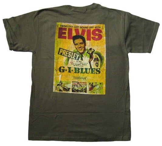 Elvis GI Blues Poster T-Shirt - Flyclothing LLC