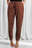 Full Size Leopard Drawstring Pocketed Pants - Trendsi - Flyclothing LLC