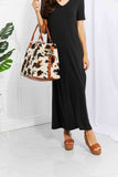 Animal Print Plush Weekender Bag - Trendsi - Flyclothing LLC