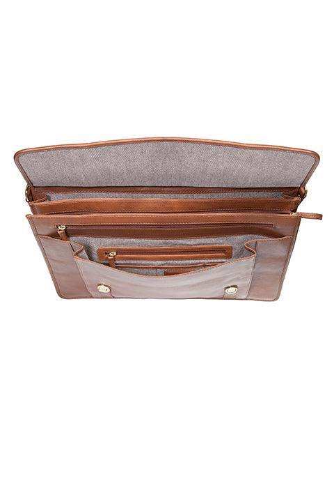 Scully BROWN ROMA OVERNIGHT (H164) - Scully Leather - Flyclothing LLC