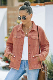 Distressed Raw Hem Denim Jacket - Trendsi - Flyclothing LLC