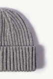 Rib-Knit Cuff Beanie - Trendsi - Flyclothing LLC