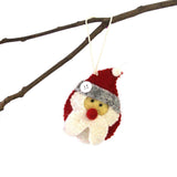 Hand Felted Christmas Ornament: Santa - Global Groove (H) - Global Groove - Flyclothing LLC