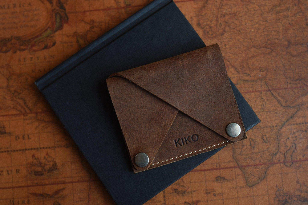 Kiko Leather Wing Fold Card Case - Kiko - Flyclothing LLC