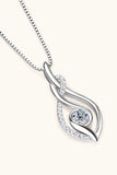 Moissanite 925 Sterling Silver Necklace - Trendsi - Flyclothing LLC