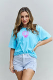 Sweet Claire "More Beach Days" Oversized Graphic T-Shirt - Trendsi - Flyclothing LLC