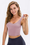 Cropped Scoop Neck Active Tank Top - Trendsi - Flyclothing LLC