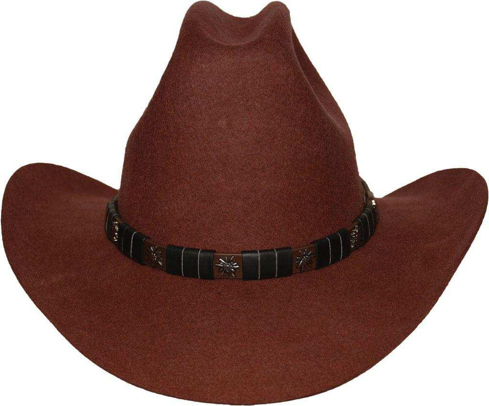 Rockmount Clothing Rust Wool Felt Cattleman Western Cowboy Hat - Rockmount Clothing - Flyclothing LLC
