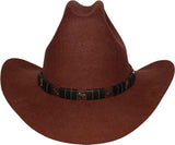 Rockmount Clothing Rust Wool Felt Cattleman Western Cowboy Hat - Rockmount Clothing - Flyclothing LLC