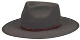 Rockmount Clothing Grey Wool Felt Safari Hat with Faux Leather Band - Rockmount Clothing - Flyclothing LLC