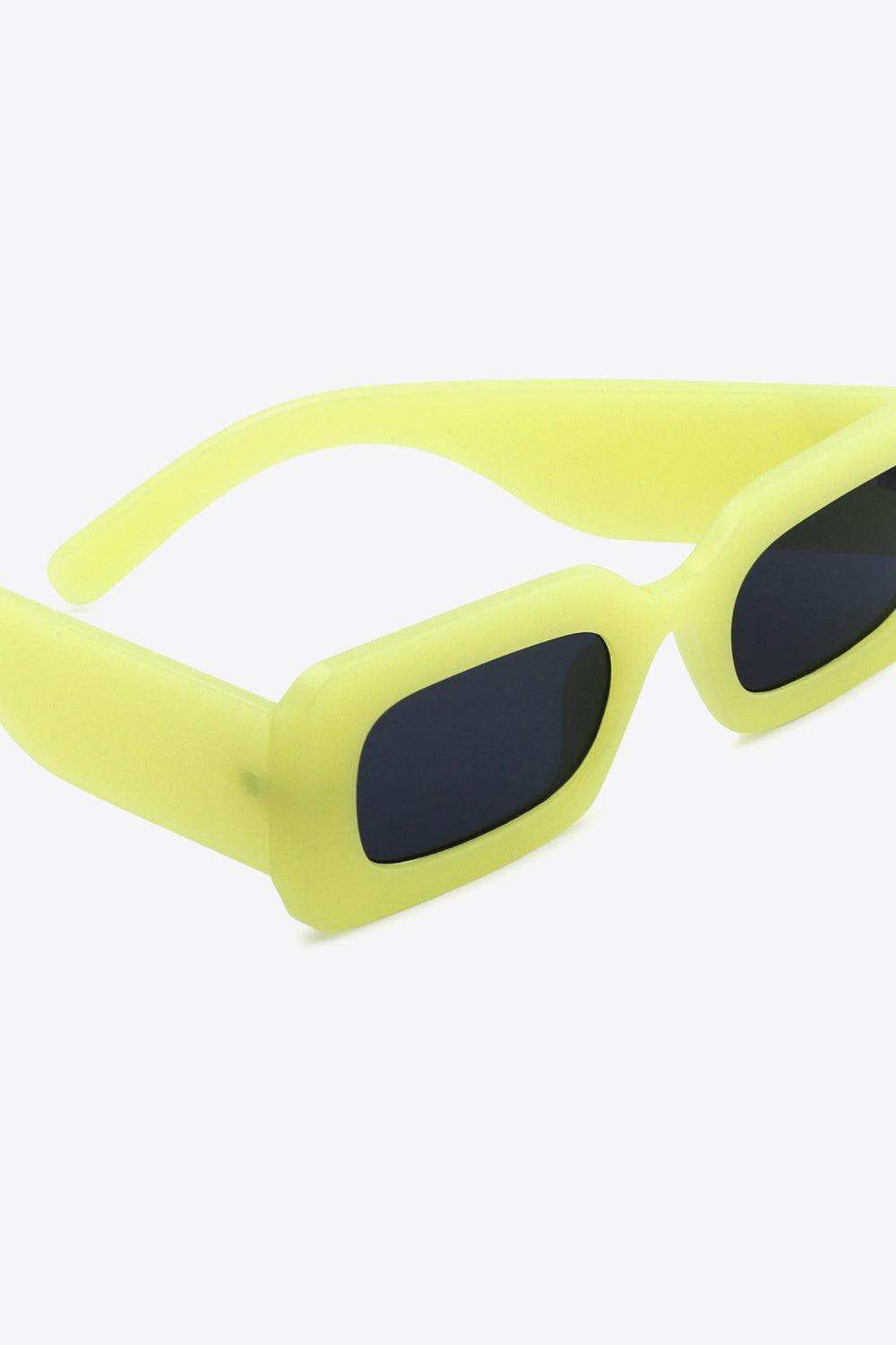 Polycarbonate Frame Rectangle Sunglasses - Trendsi - Flyclothing LLC