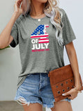 4th OF JULY INDEPENDENCE DAY Graphic Tee - Trendsi - Flyclothing LLC