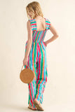 And The Why Full Size Striped Smocked Sleeveless Jumpsuit - Trendsi - Flyclothing LLC