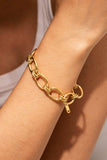 Chunky Chain Stainless Steel Bracelet - Trendsi - Flyclothing LLC