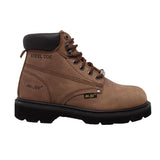Men's 6" Steel Toe Work Boot Brown - AdTec - Flyclothing LLC