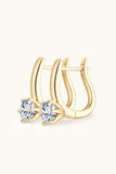 2 Carat Moissanite 925 Sterling Silver Earrings - Trendsi - Flyclothing LLC