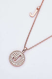 Moissanite A to J Pendant Necklace - Trendsi - Flyclothing LLC