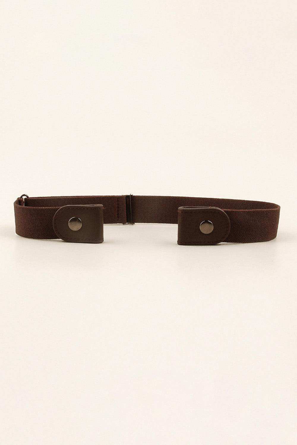 PU Elastic Snap Closure Belt - Trendsi - Flyclothing LLC