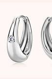 Moissanite 925 Sterling Silver Earrings - Trendsi - Flyclothing LLC
