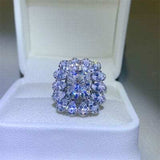 3 Carat Moissanite 925 Sterling Silver Ring - Trendsi - Flyclothing LLC