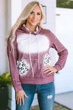 Leopard Long Sleeve Drawstring Hoodie - Trendsi - Flyclothing LLC