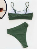 Adjustable Strap Ruched Two-Piece Swim Set - Trendsi - Flyclothing LLC