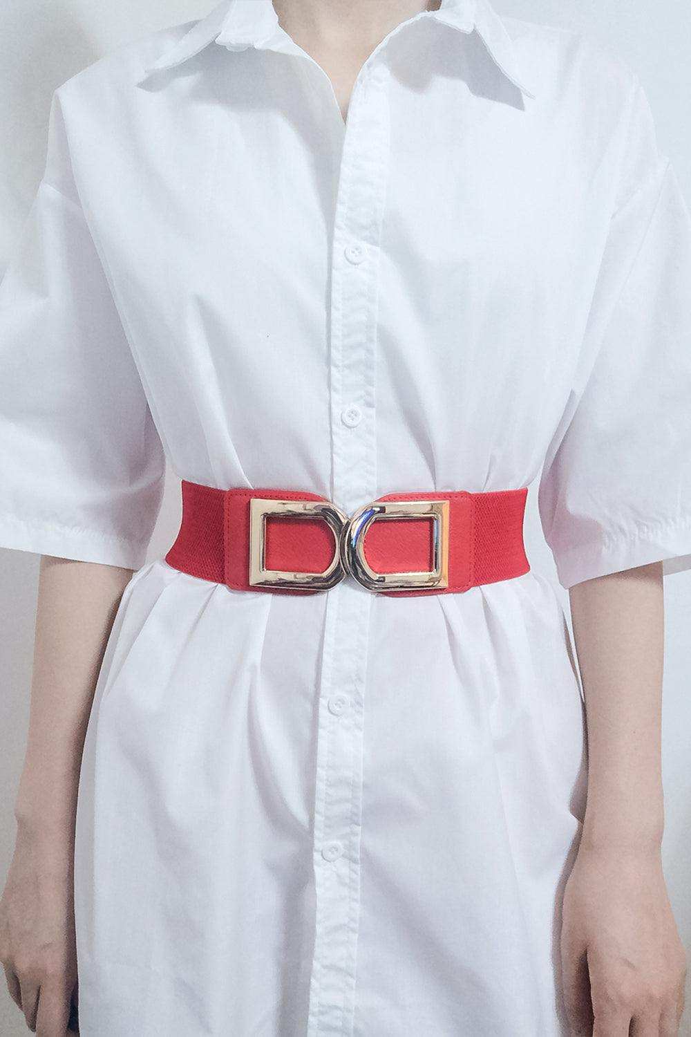 Double D Buckle PU Belt - Trendsi - Flyclothing LLC