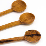 Simple Batik Olive Wood Spoon Set of 3 - Jedando - Flyclothing LLC