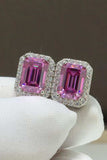 Shiny and Elegant 2 Carat Moissanite Stud Earrings - Trendsi - Flyclothing LLC