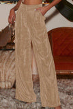 Loose Fit High Waist Long Pants with Pockets - Trendsi - Flyclothing LLC