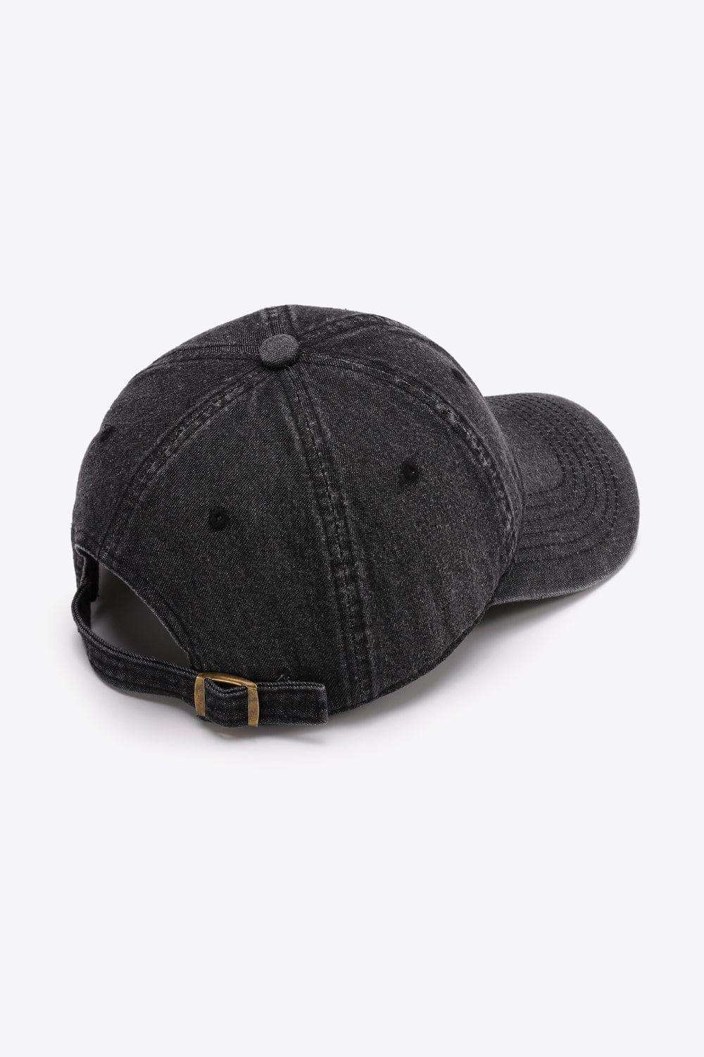 Plain Adjustable Baseball Cap - Trendsi - Flyclothing LLC